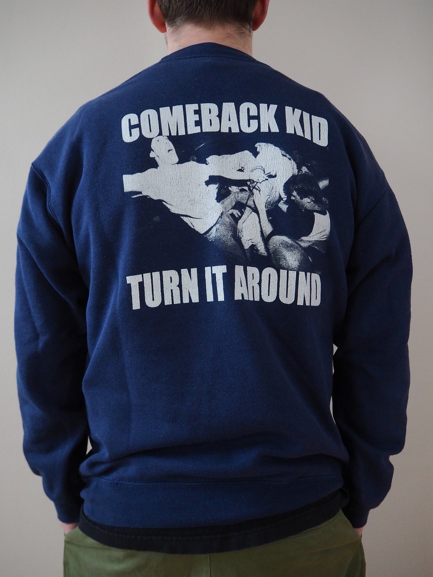 2003 Comeback Kid "Turn it Around/Turning Point" crewneck