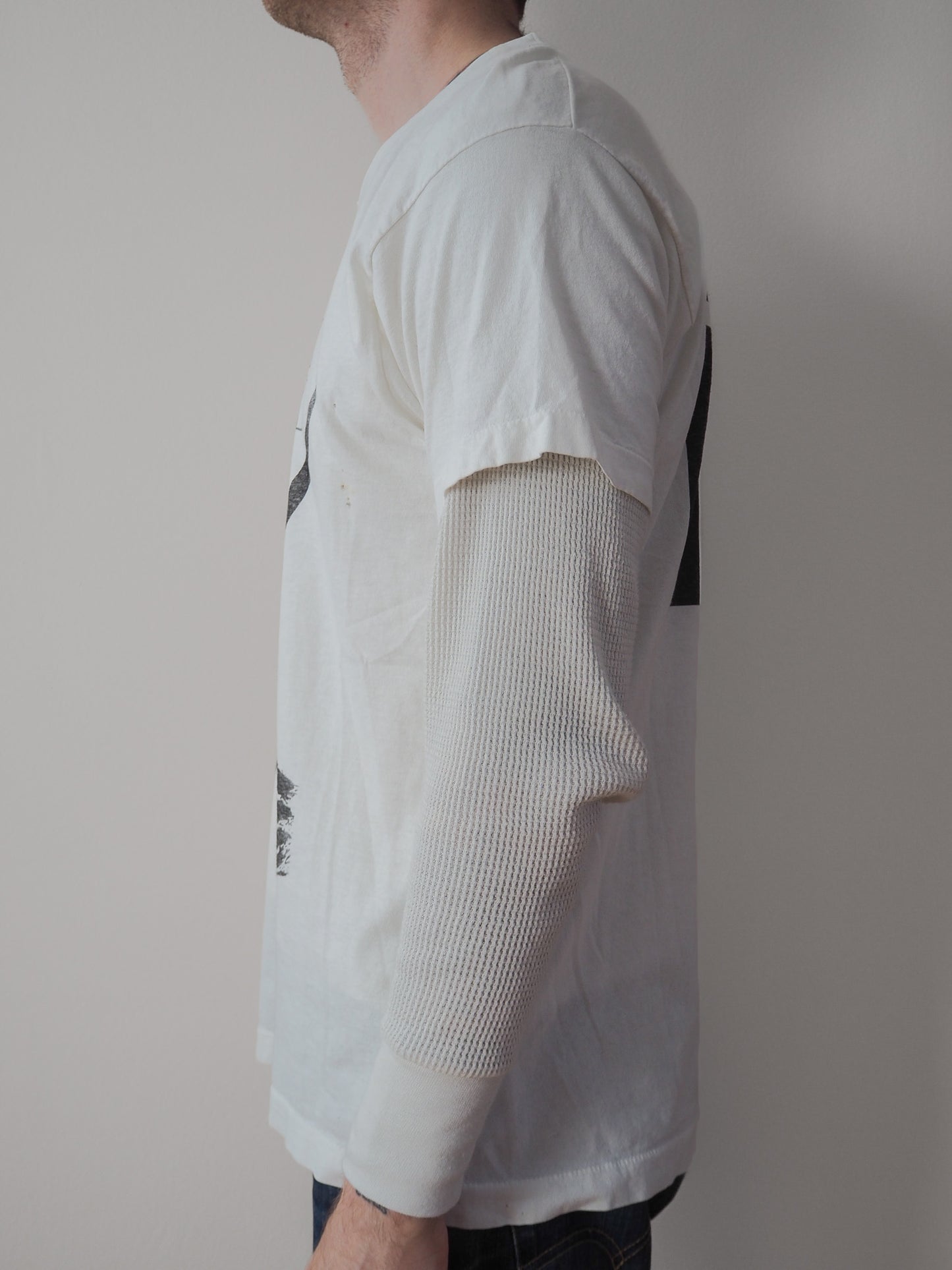 80s Black Flag "Everything Went Black" Pettibon bootleg t-shirt