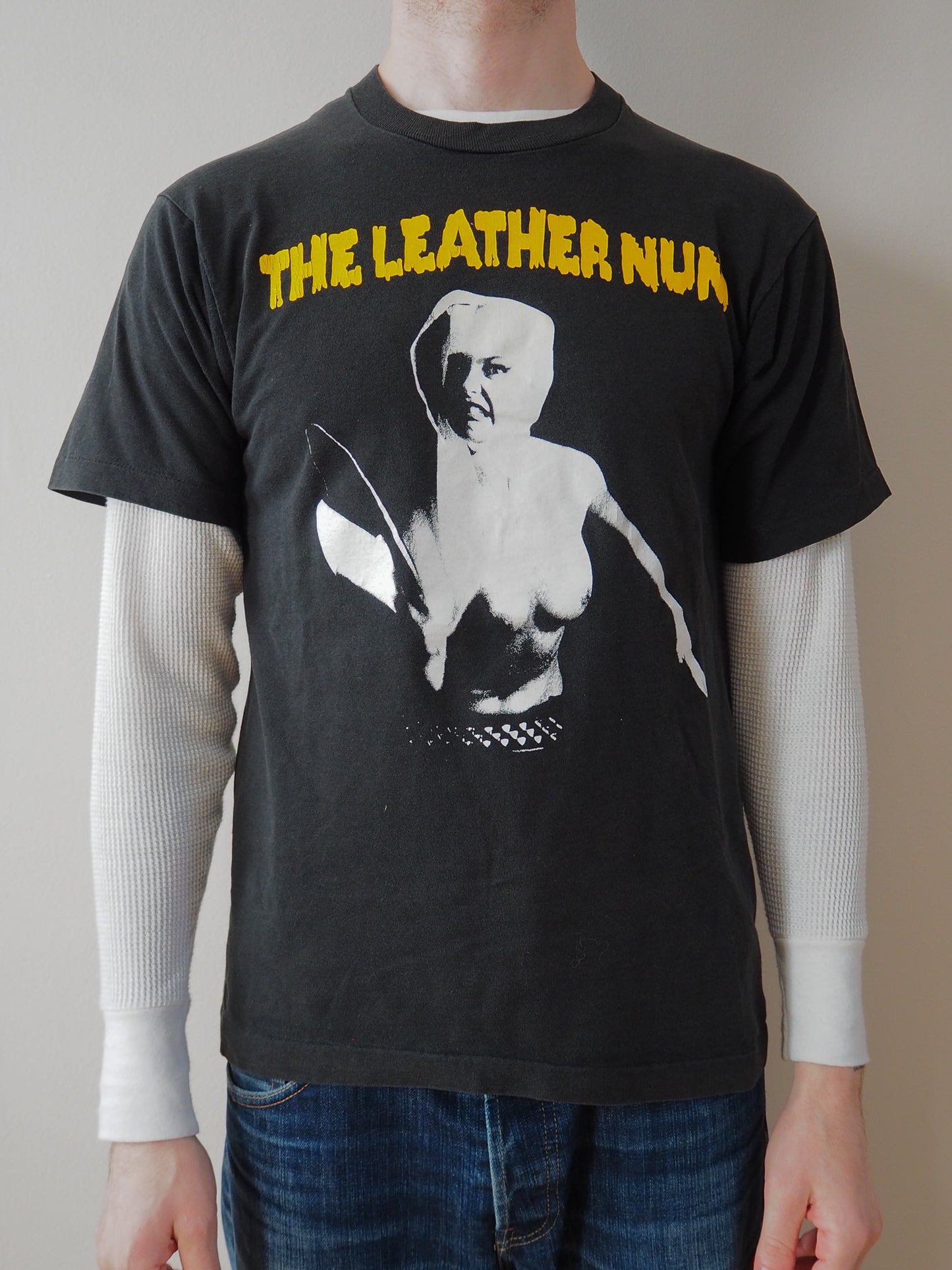 80s Leather Nun promo t-shirt