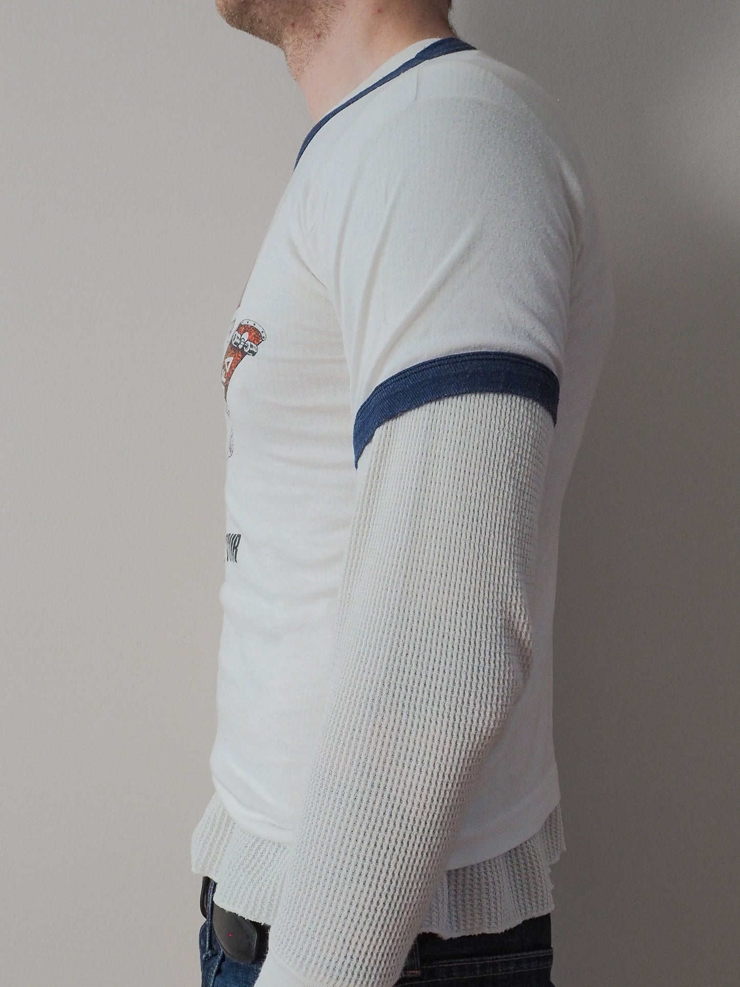 1985 Jody Foster's Army Skate Tour ringer t-shirt