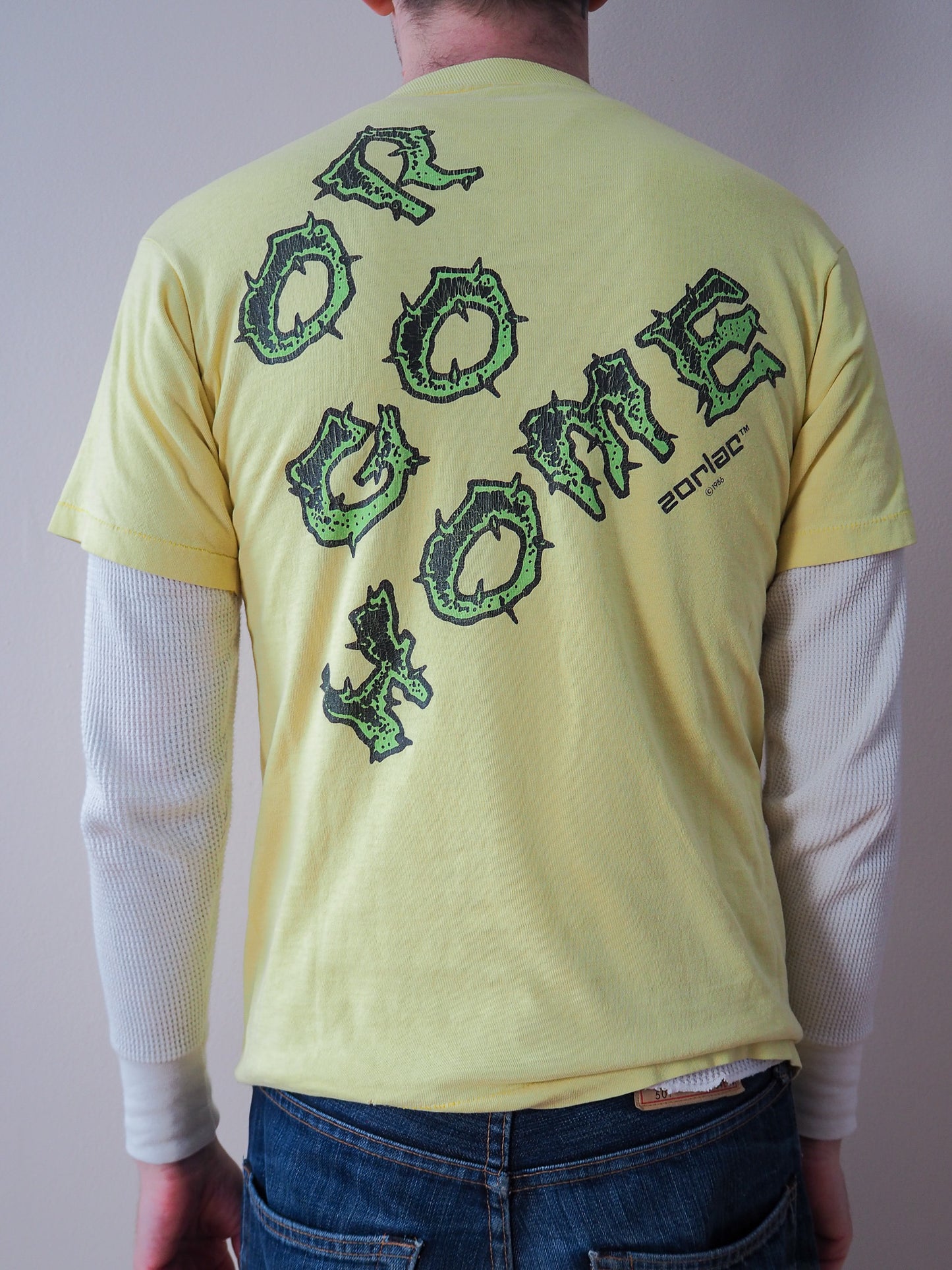 1986 Zorlac "Skate Tough" t-shirt