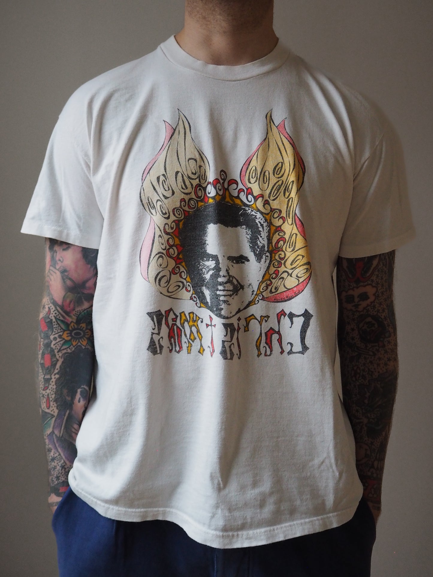 1989 Christmas "Nixon" Band promo t-shirt