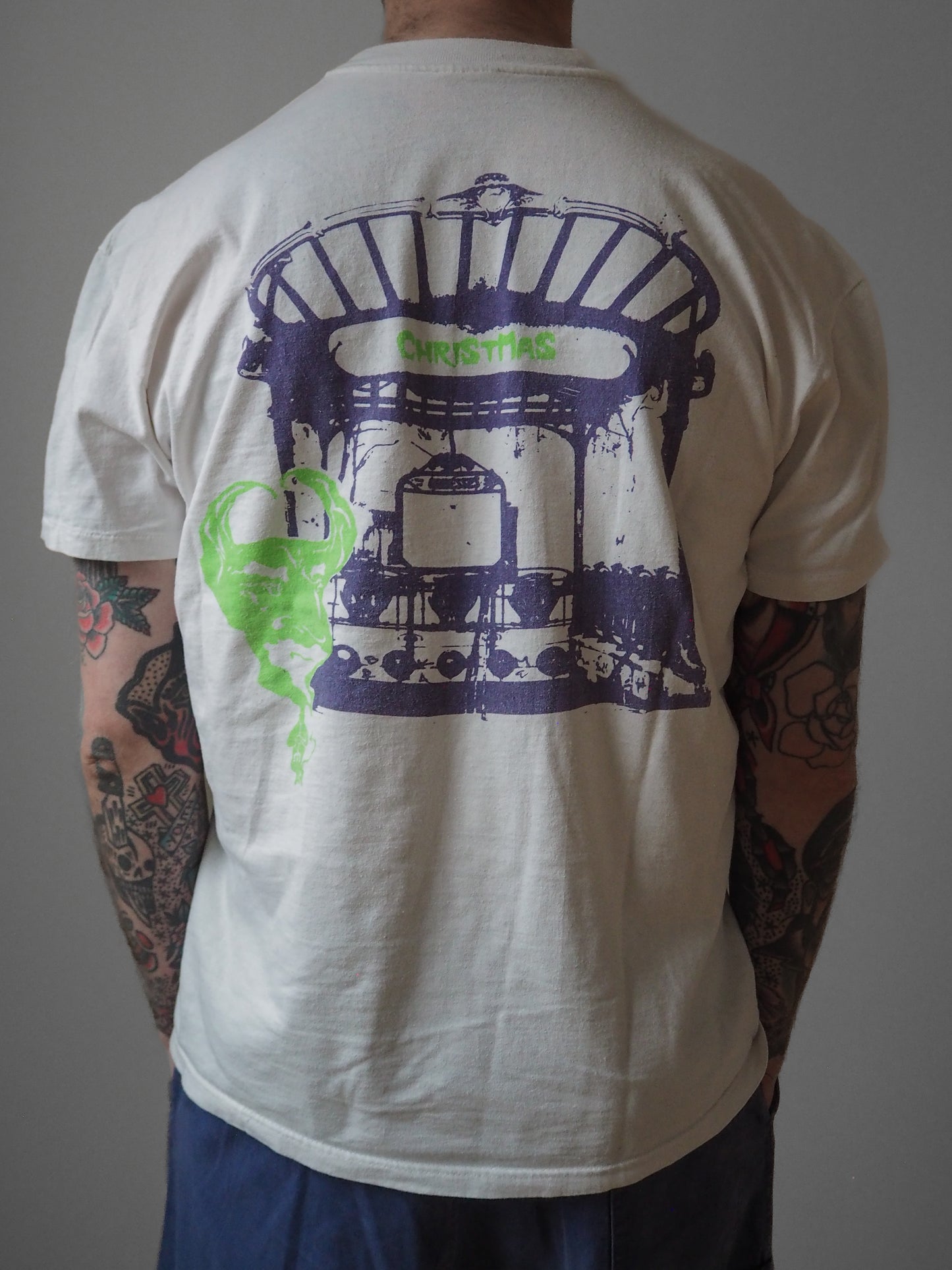 1989 Christmas "Nixon" Band promo t-shirt