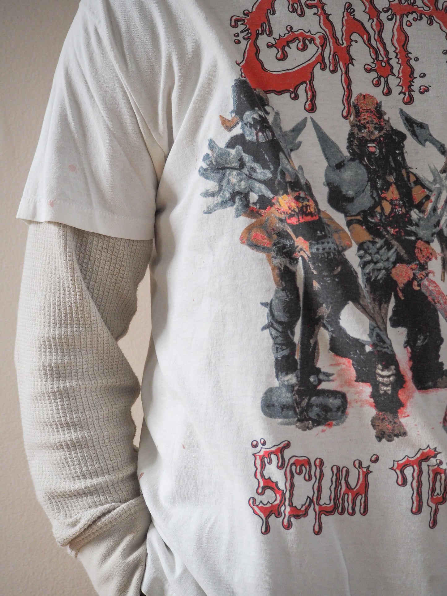 1990 Gwar "91 Scum Tour"  t-shirt