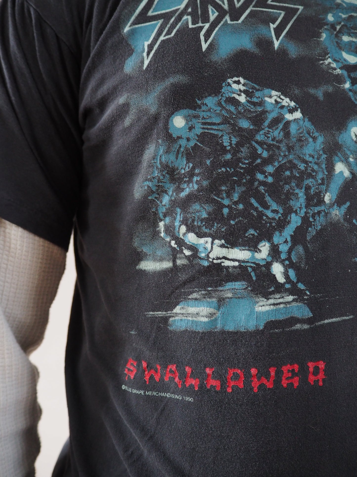 1990 Sadus "Swallowed in Black" tour t-shirt