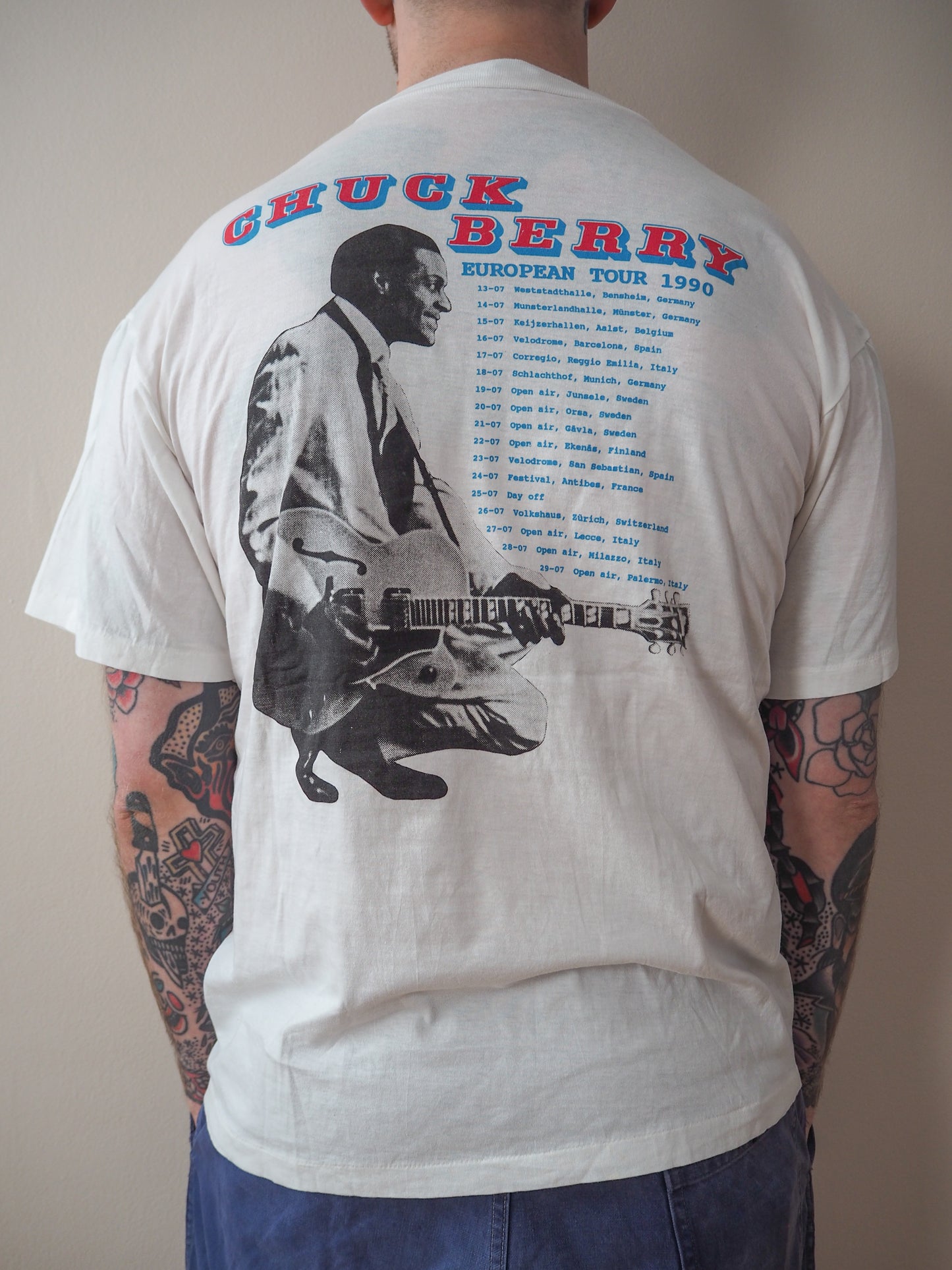 90s Chuck Berry Tour bootleg t-shirt.