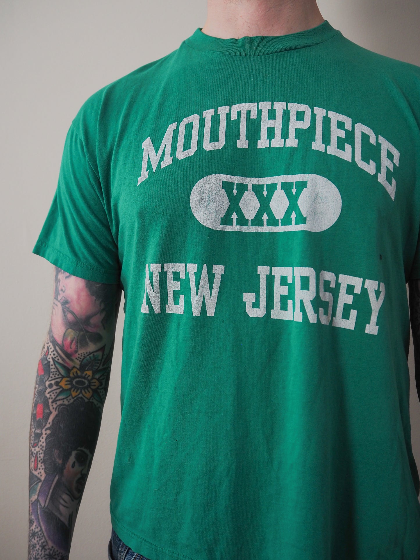 90s Mouthpiece "New Jersey XXX" Green variant t-shirt