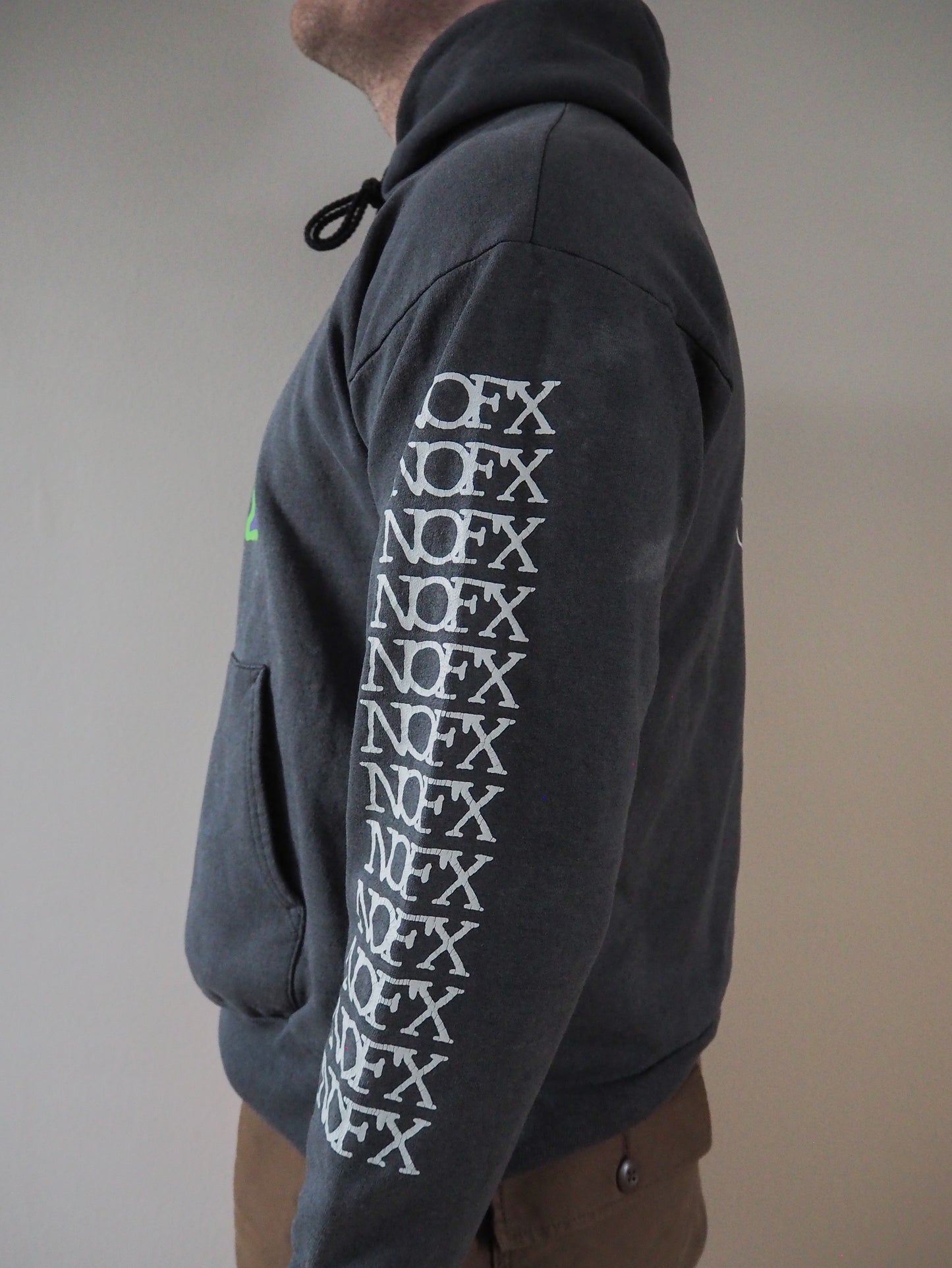 90s NOFX "Fat Records" hoodie