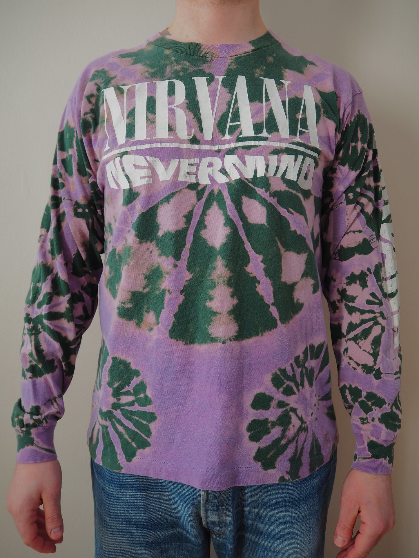 90s Nevermind "In Bloom" Tie-dye Longsleeve