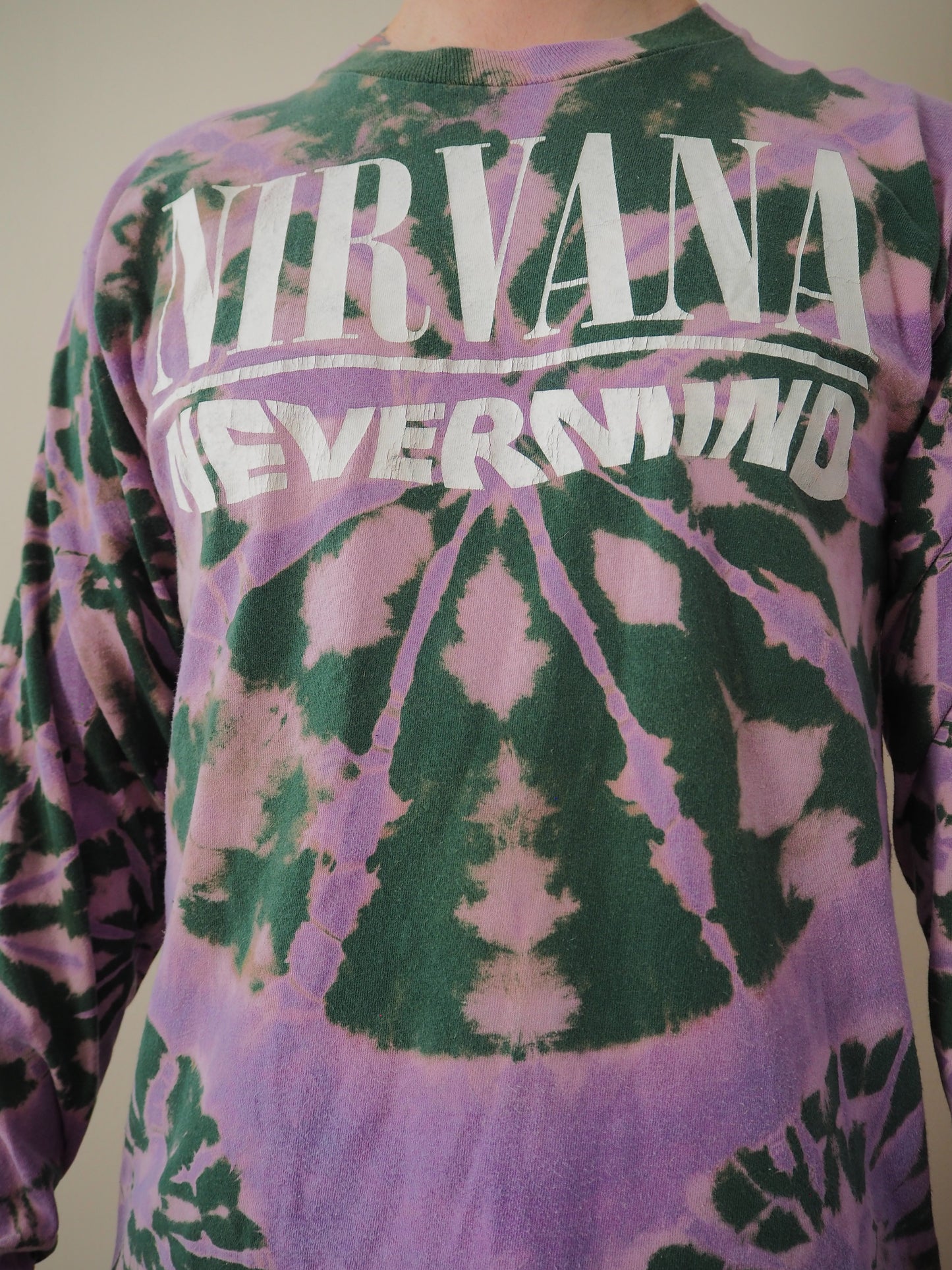 90s Nevermind "In Bloom" Tie-dye Longsleeve