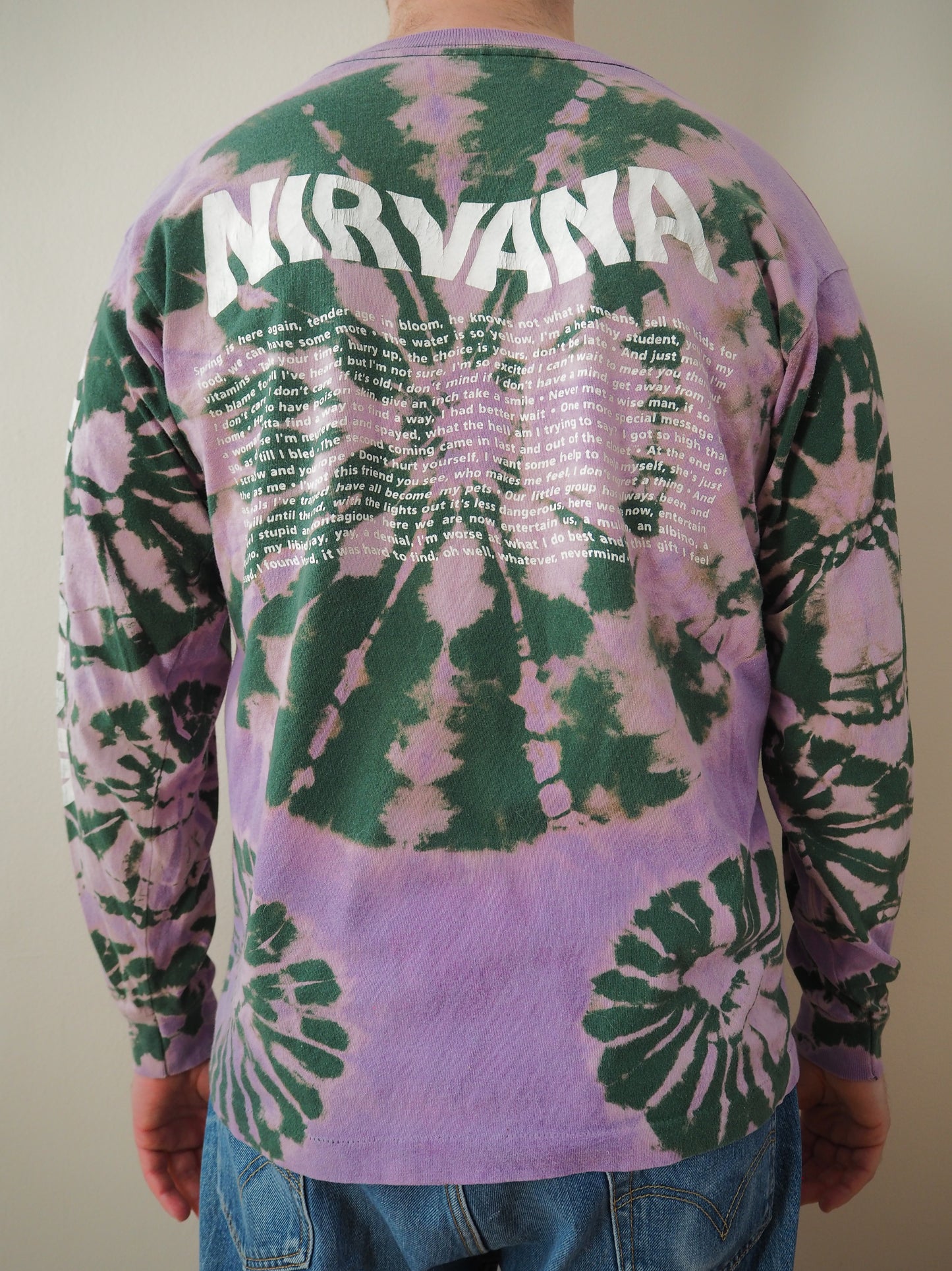 90s Nevermind "In Bloom" Tie-dye Longsleeve