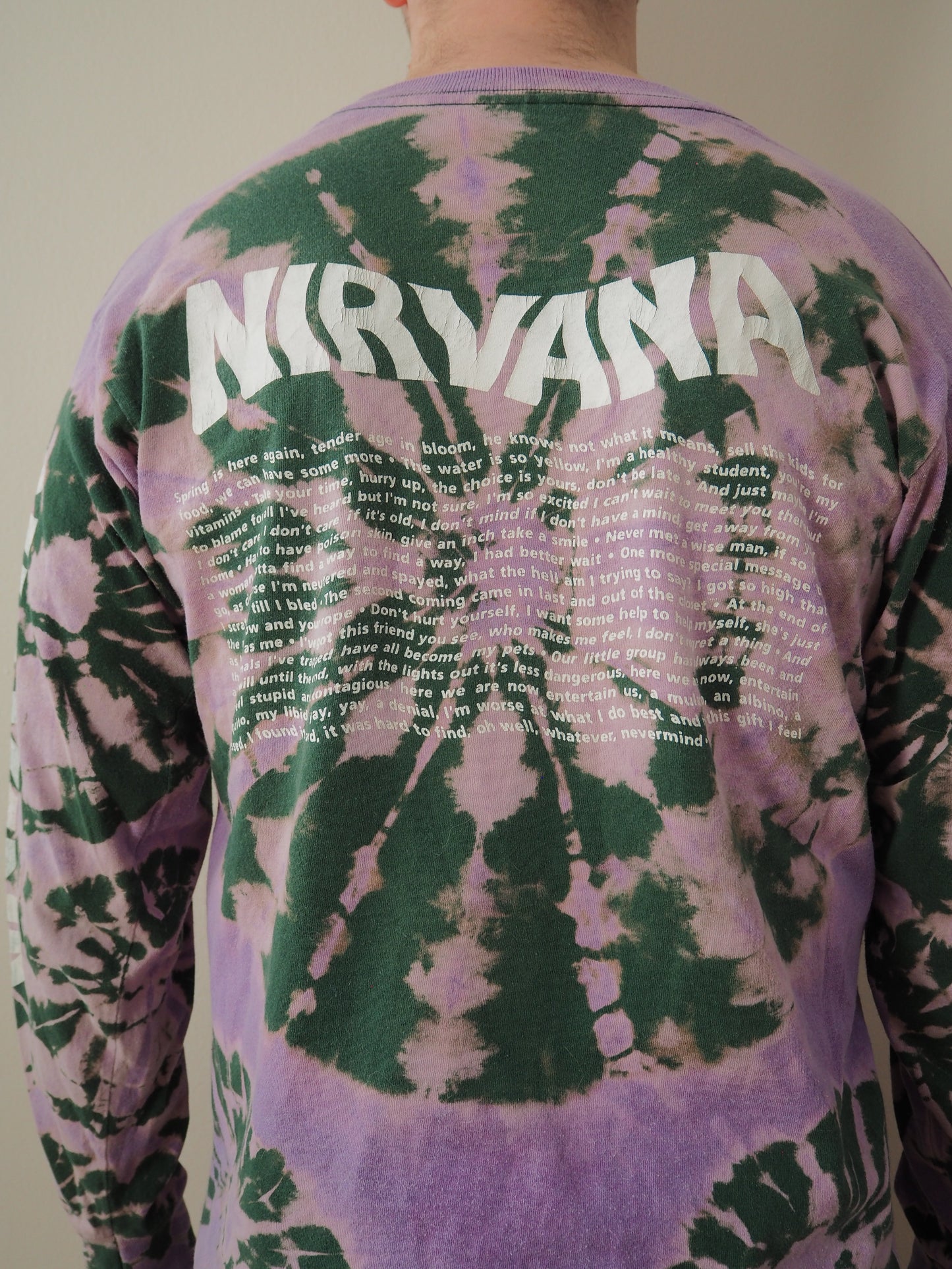 90s Nevermind "In Bloom" Tie-dye Longsleeve