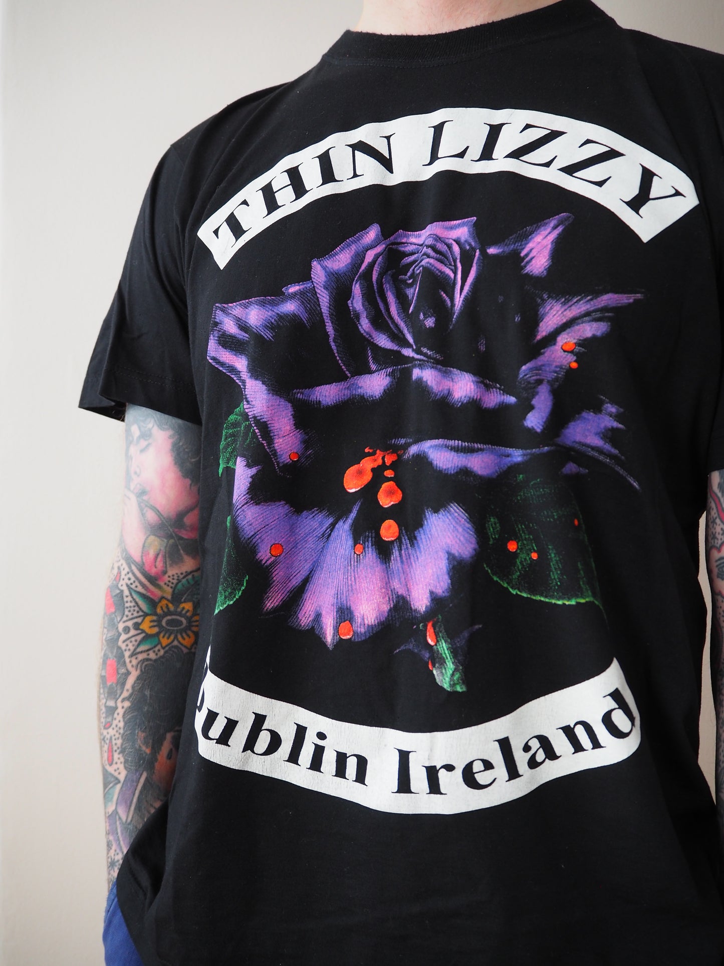 90s Thin Lizzy "Flower" Ireland t-shirt