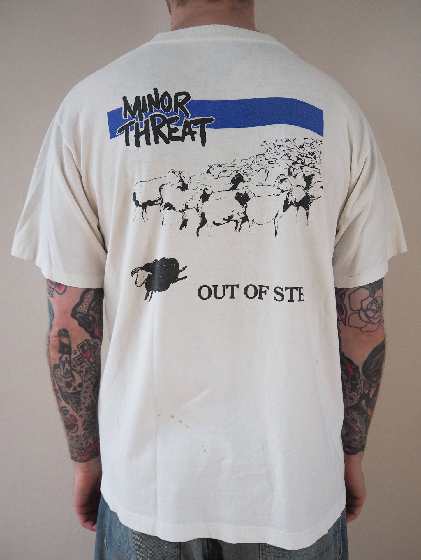 90s Minor Threat "Out of Step" t-shirt