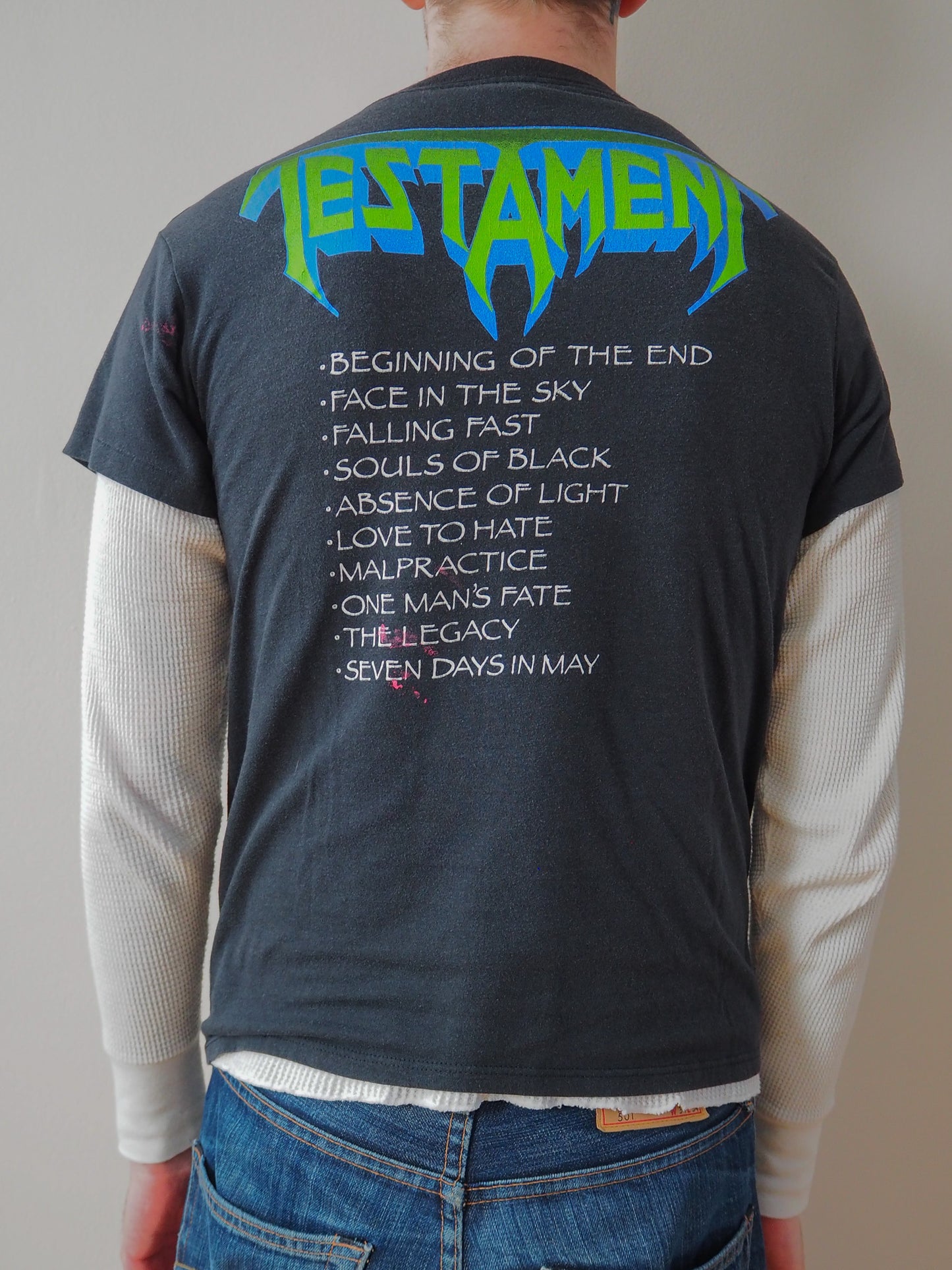 1990 Testament "Souls of Black" promo