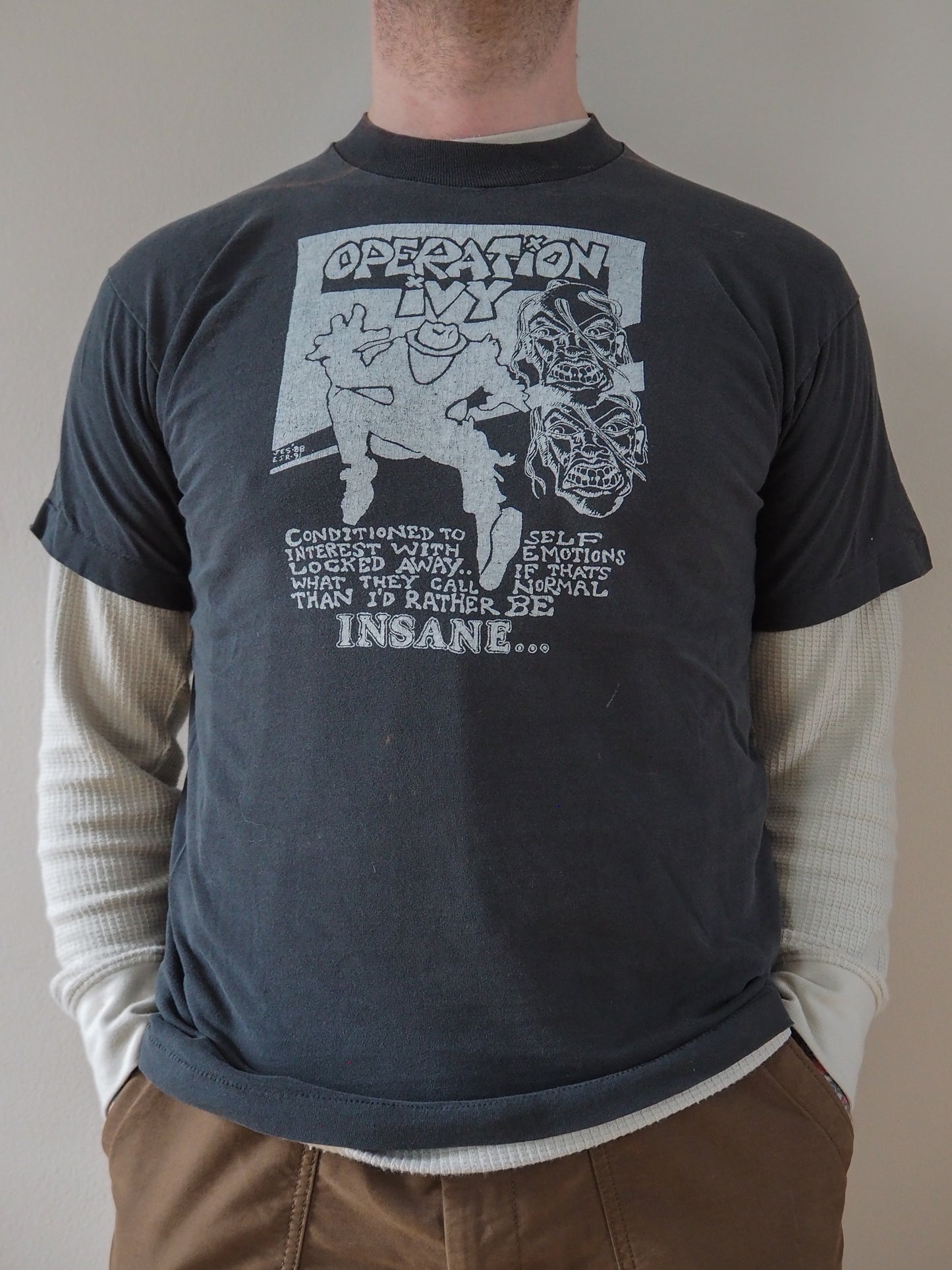 1991 Operation Ivy tee  t-shirt