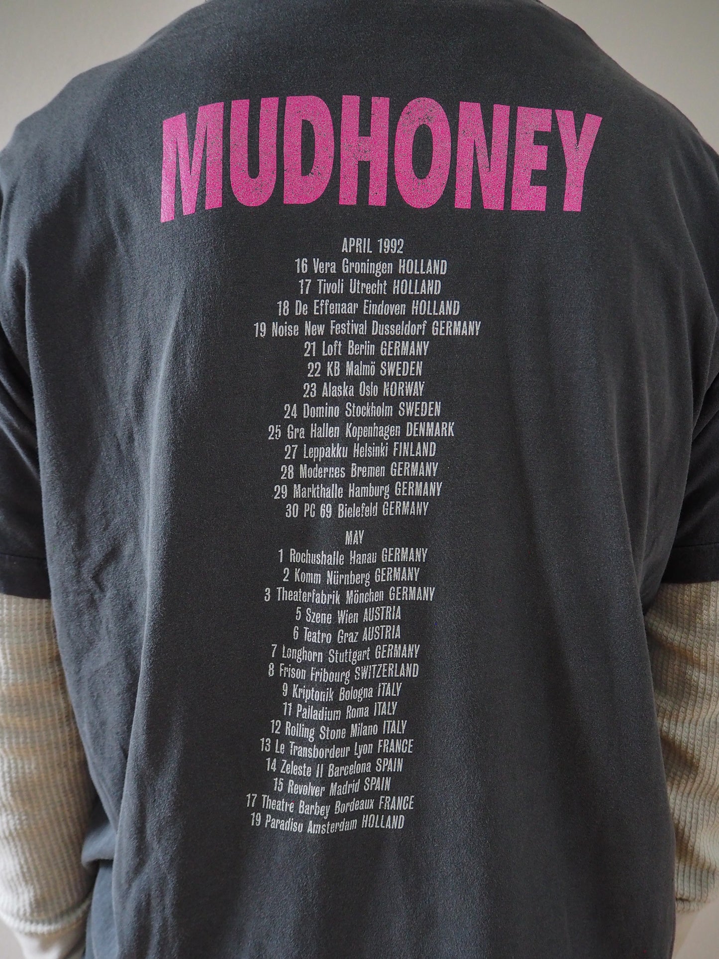 1992 Mudhoney “Elvis Costello” Eurog t-shirt