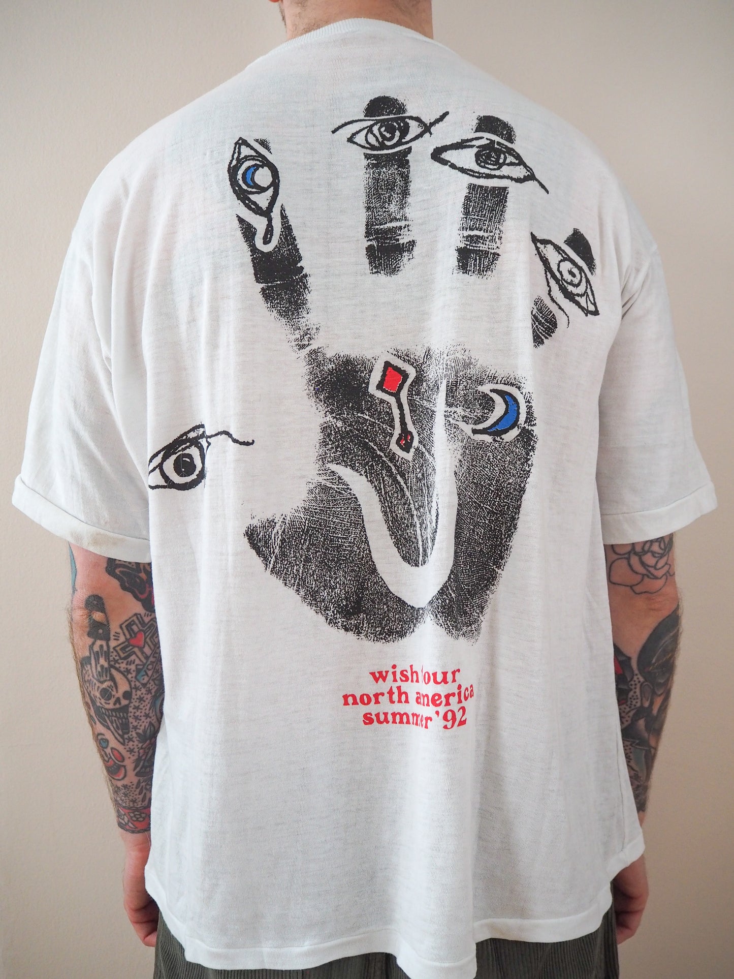 1992 The Cure "Wish Tour" t-shirt