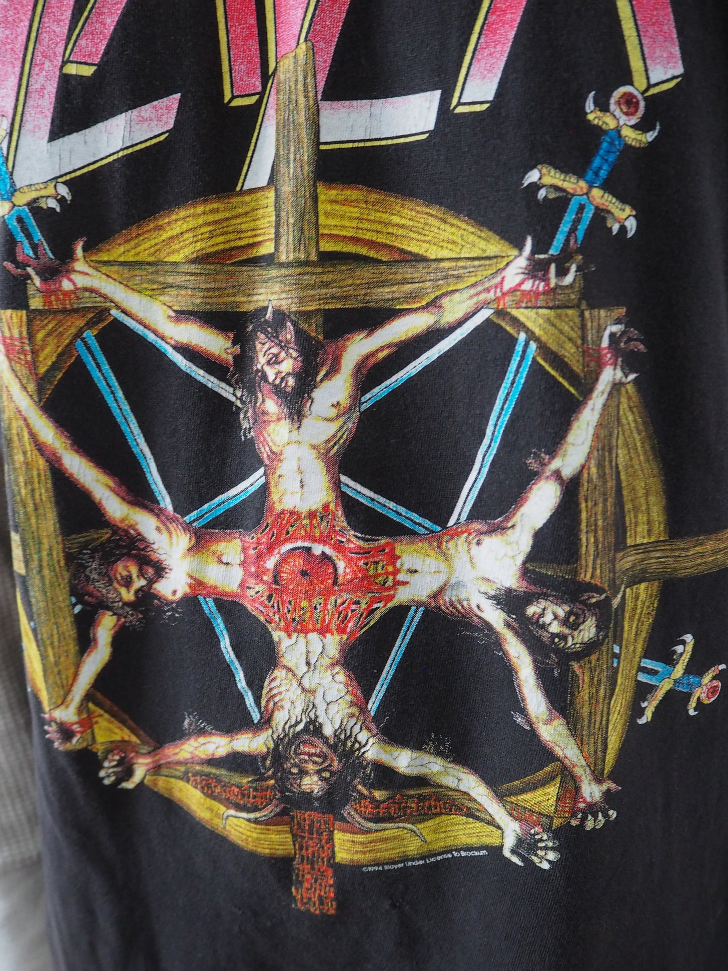1994 Slayer US tour t-shirt