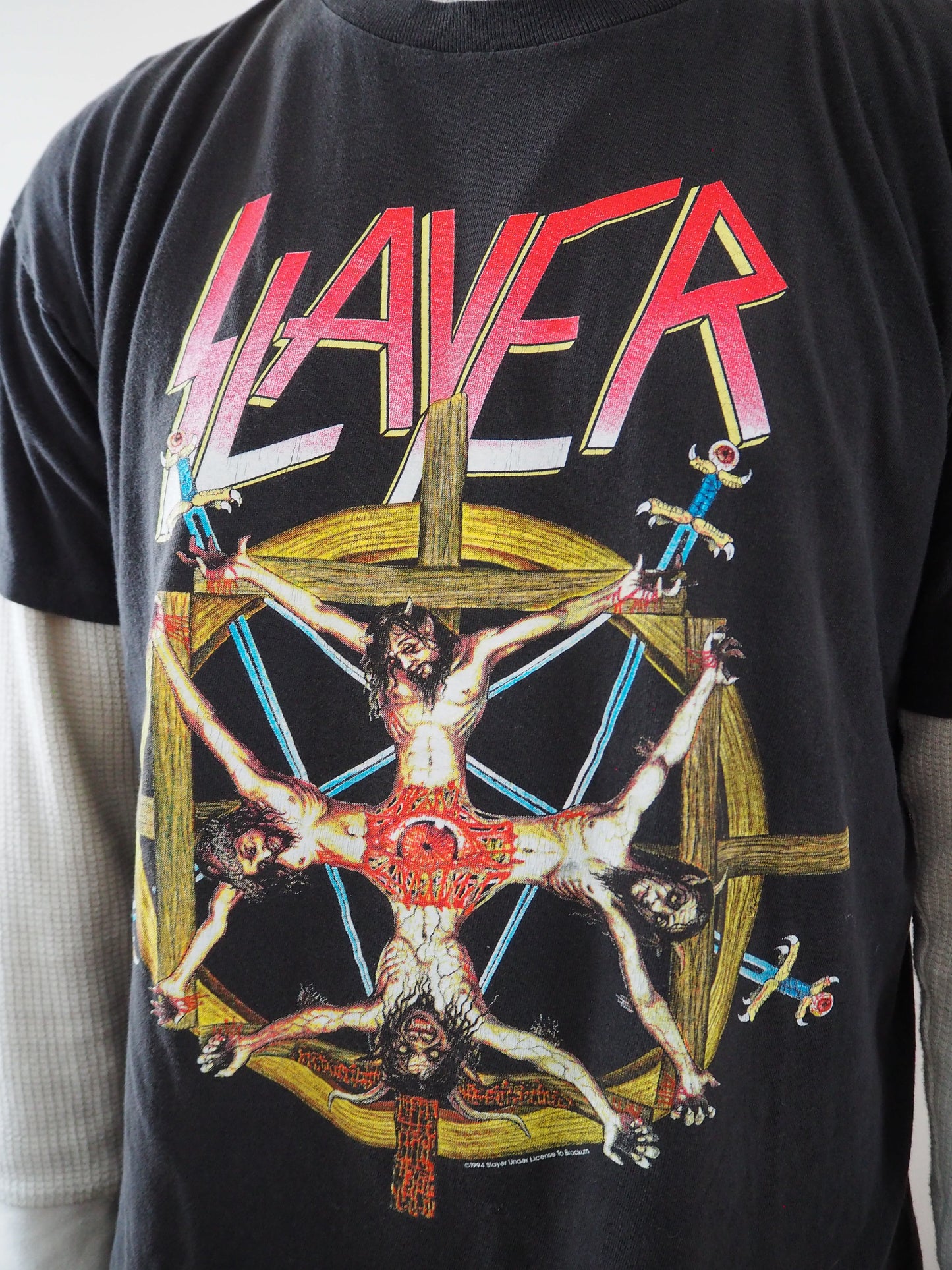 1994 Slayer US tour t-shirt