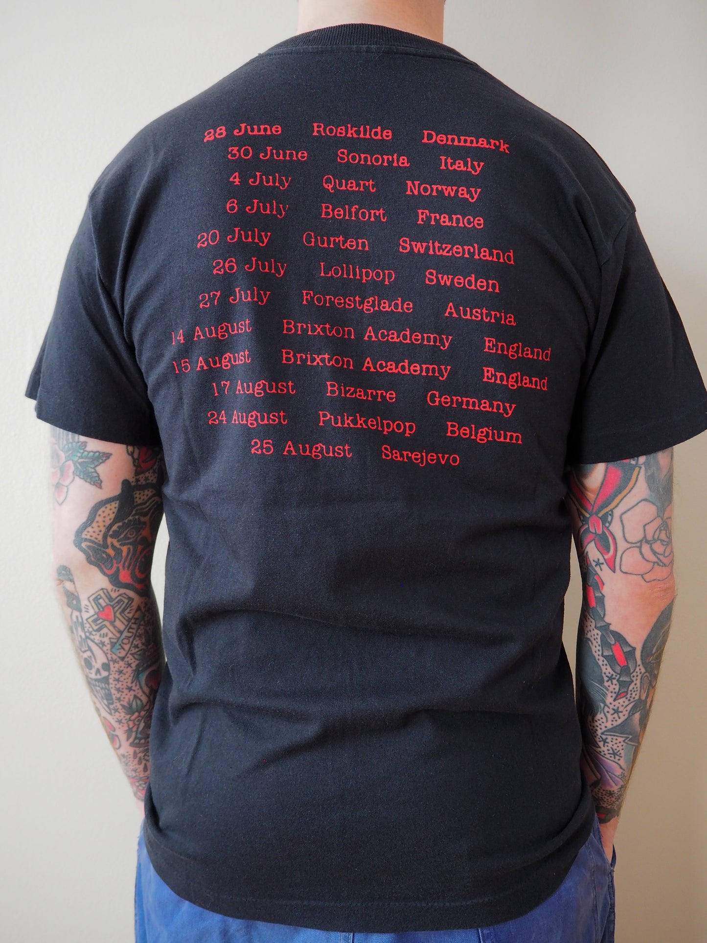 1996 Nick Cave "Murder Ballads" tour shirt