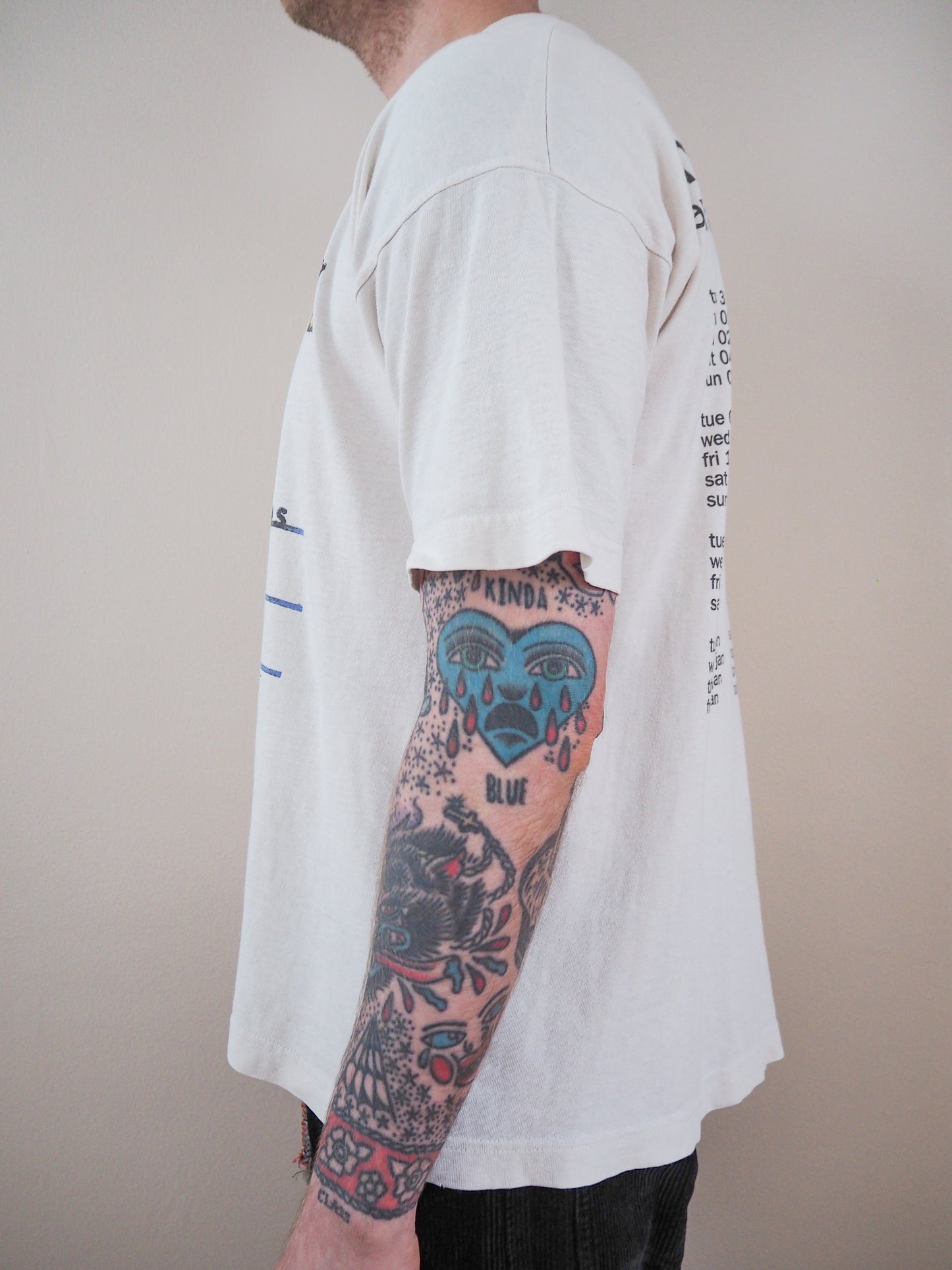 1996 Lemonheads "Car Button Cloth" Japan/New Zealand tour t-shirt