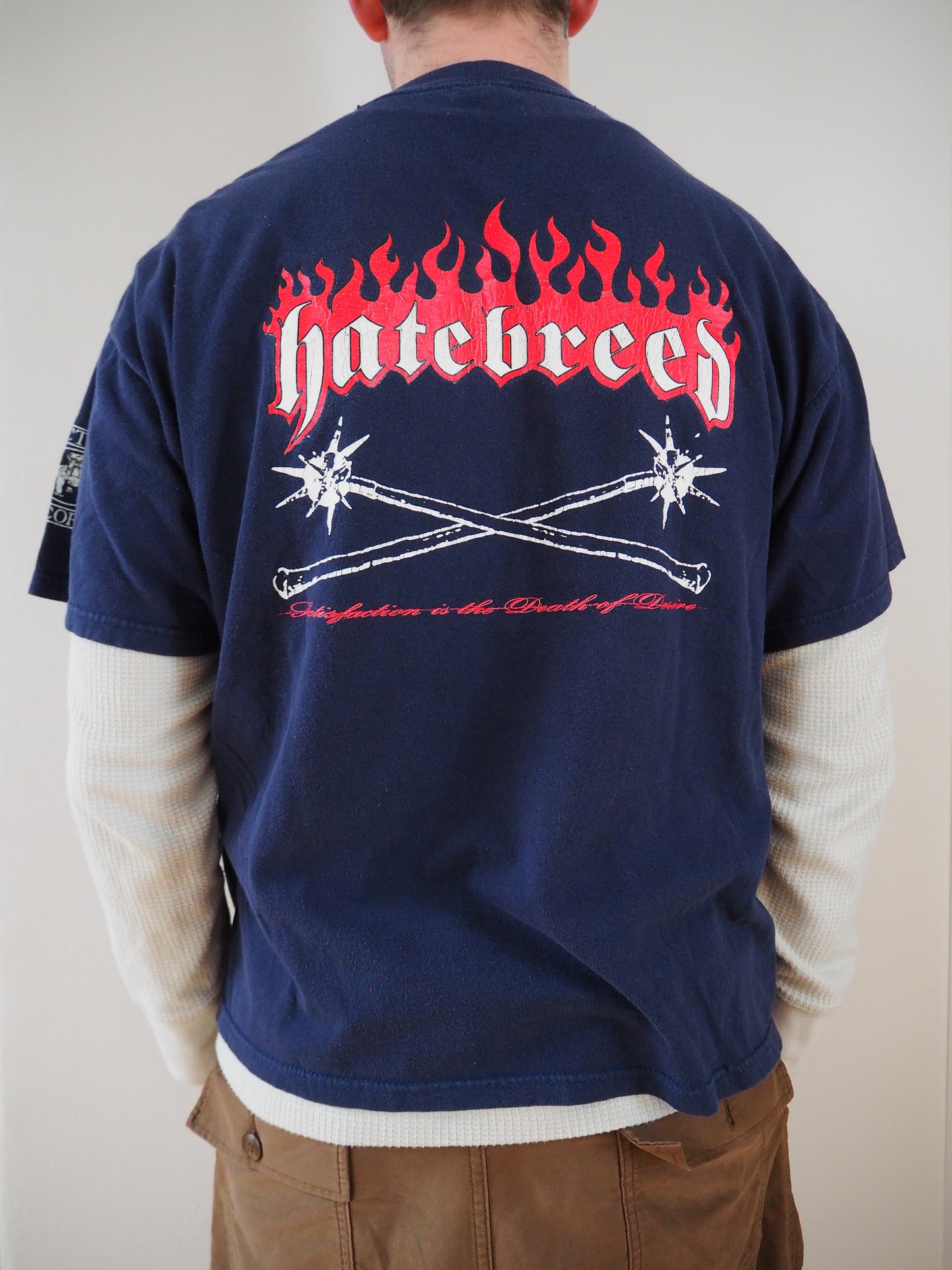 1997 Hatebreed "Satisfaction is the Death of Desire" t-shirt