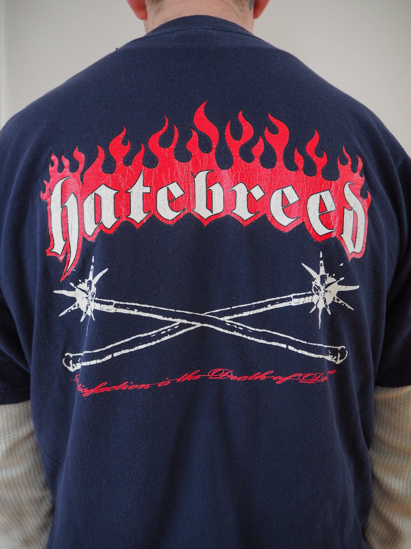 1997 Hatebreed "Satisfaction is the Death of Desire" t-shirt