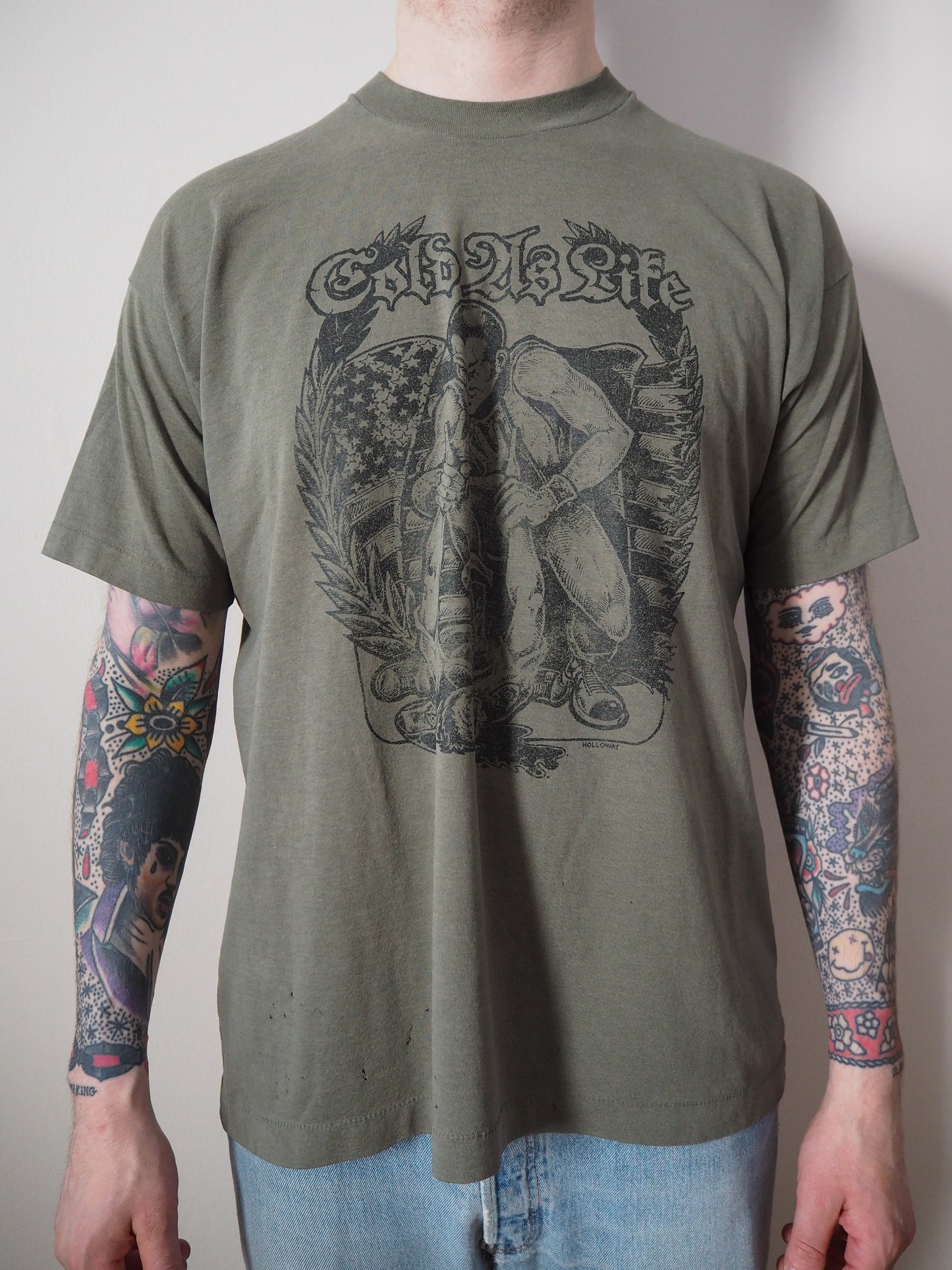 Late 80s/Early 90s Cold as Life "Breakin' the Law" t-shirt