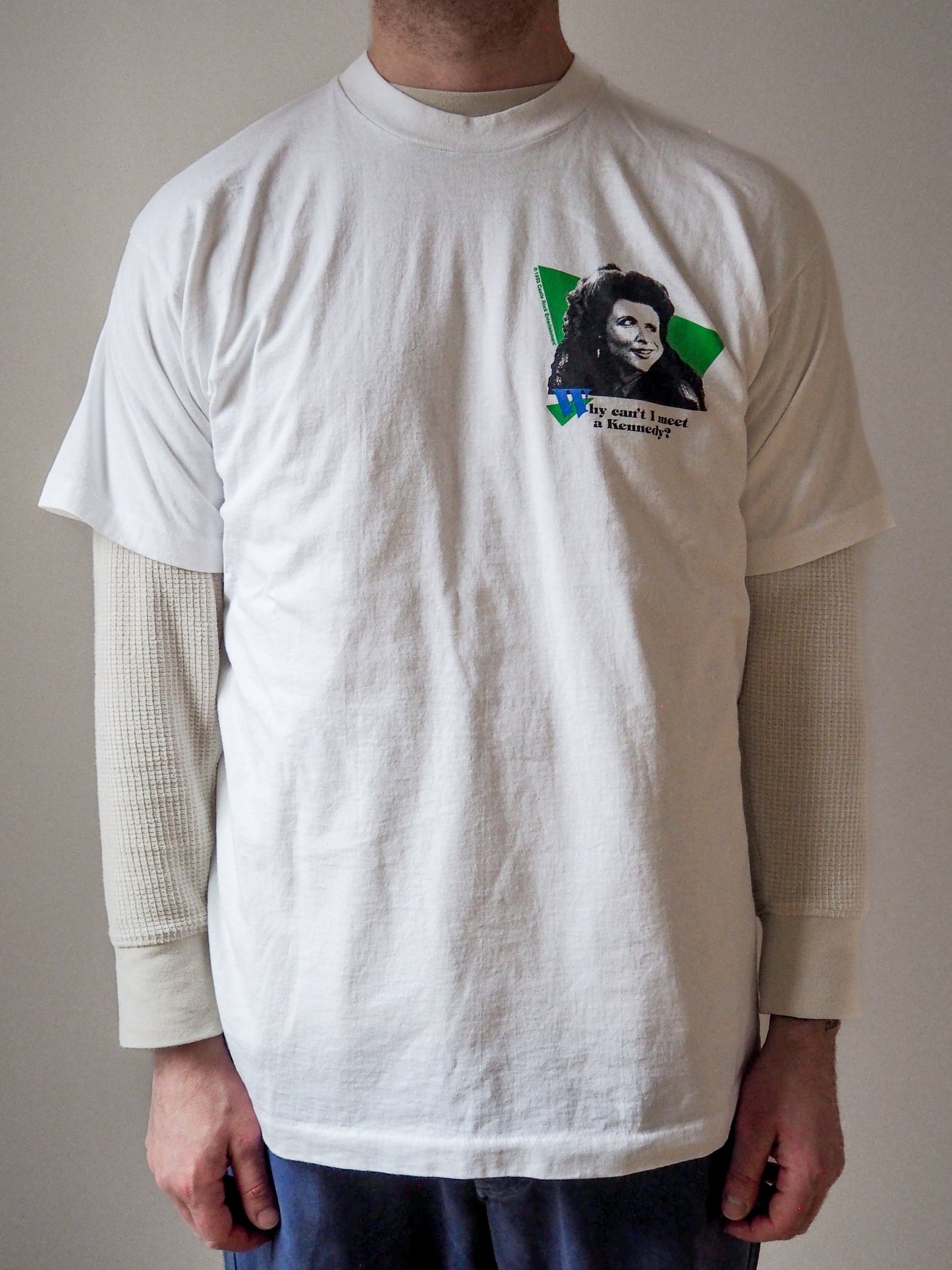 1993 Seinfeld “Why Can’t I Meet Kennedy?” t-shirt