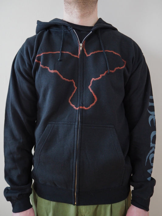 Y2K the Crow "Crow" three sided print zip-up hoodie