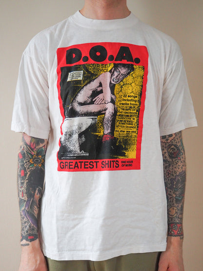 1990 DOA "Greatest Shits" t-shirt