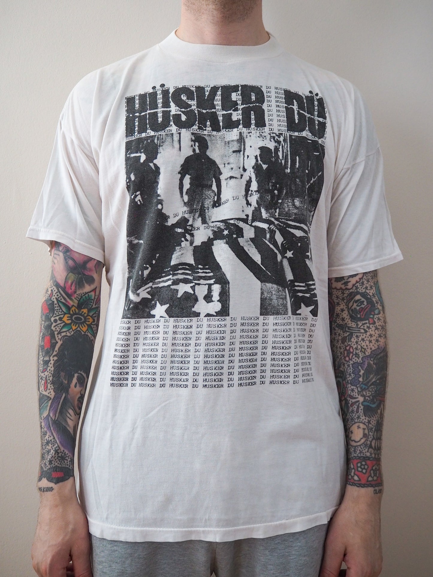 80s Husker Du "Land Speed Record" t-shirt