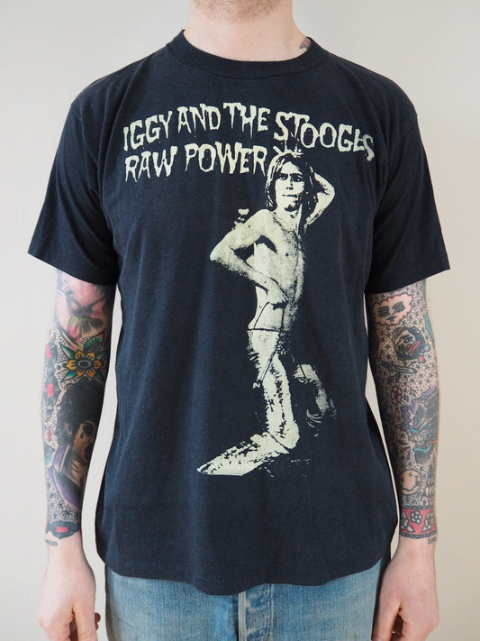 80s Iggy Pop and the Stooges "Raw Power" t-shirt