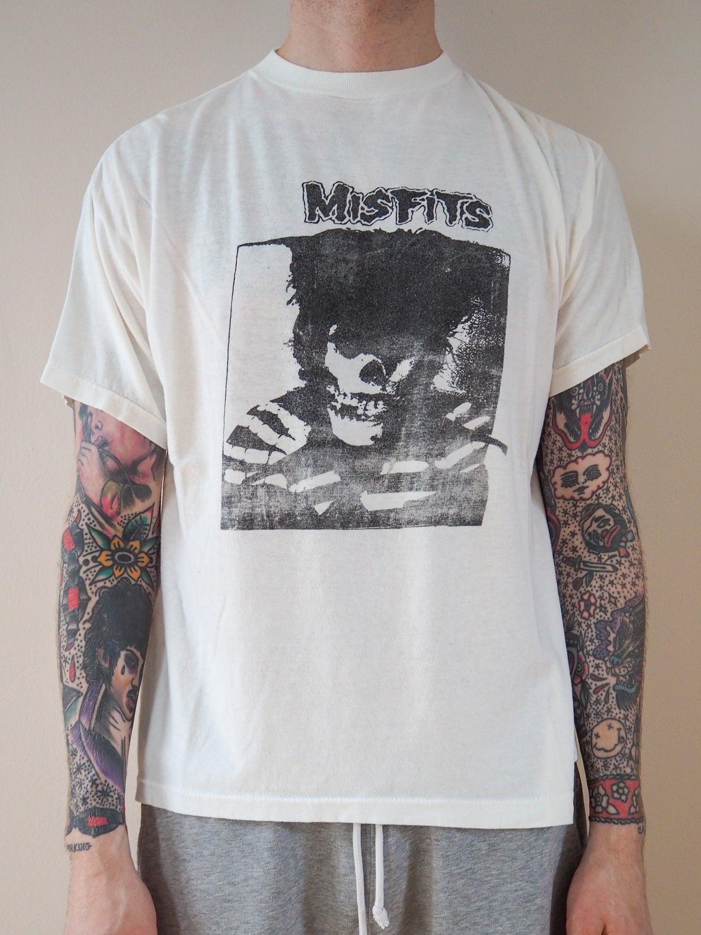 80s Misfits Skull Bootleg t-shirt