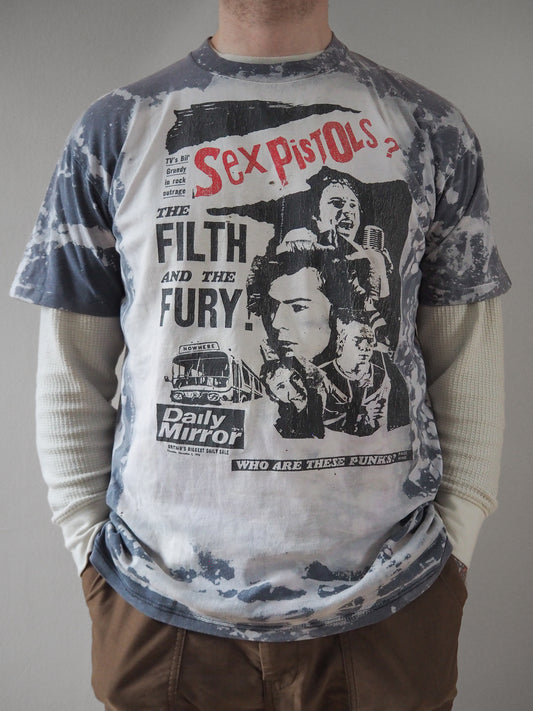 80s Sex Pistols "Filth and Fury" Bleached t-shirt