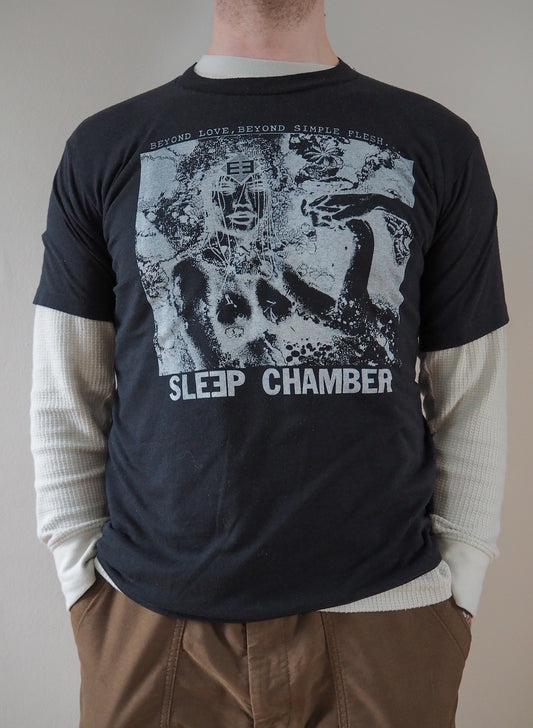 1986 Sleep Chamber "Beyond Love, Beyond Simple Flesh..."   t-shirt