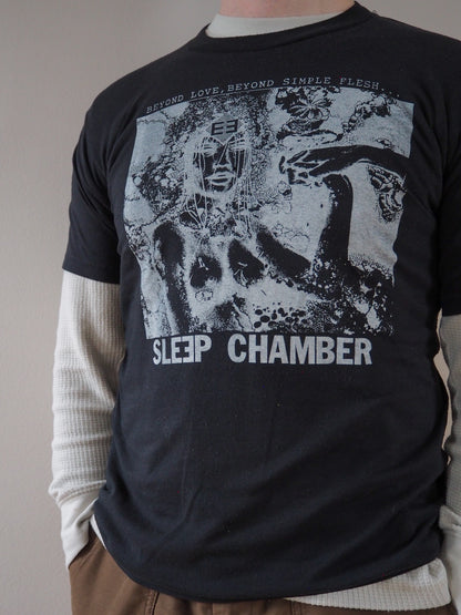 1986 Sleep Chamber "Beyond Love, Beyond Simple Flesh..."   t-shirt