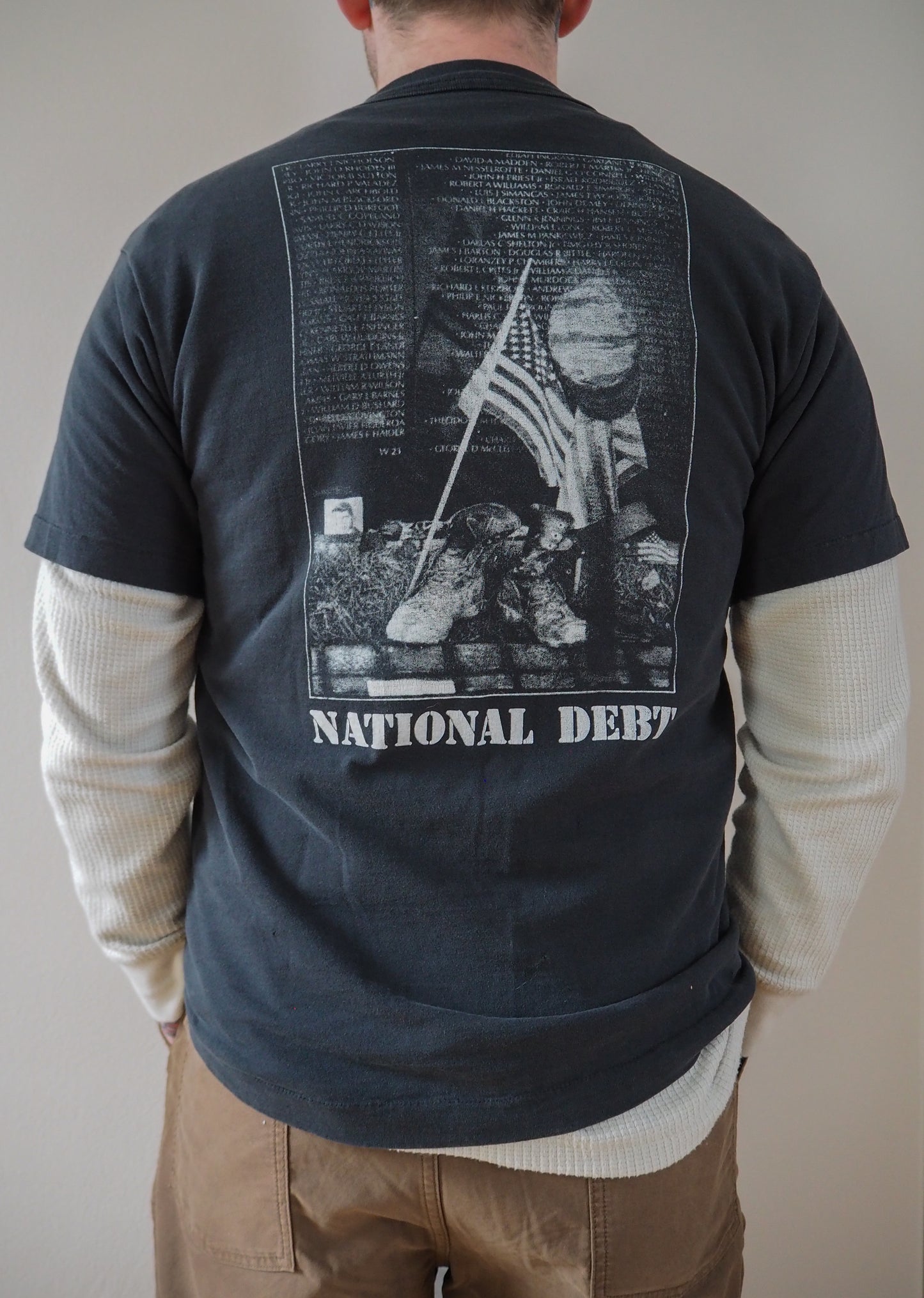 1988 Anti- Heros "National Debt" promo  t-shirt