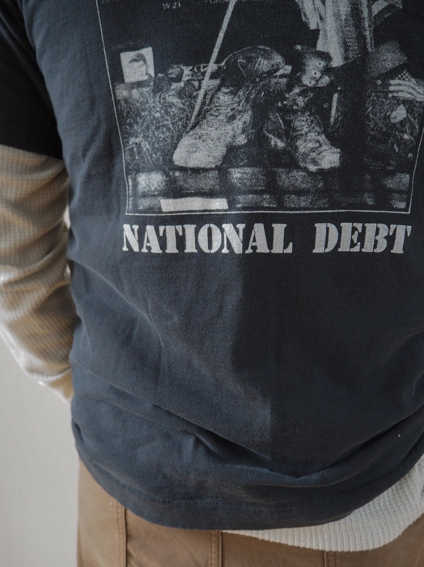 1988 Anti- Heros "National Debt" promo  t-shirt