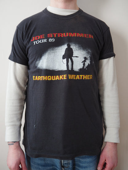 1989 Joe Strummer "Earthquake Weather" euro tour t-shirt