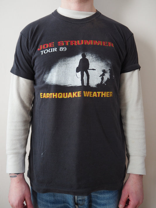 1989 Joe Strummer "Earthquake Weather" euro tour t-shirt