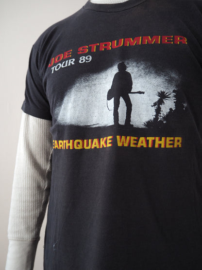 1989 Joe Strummer "Earthquake Weather" euro tour t-shirt