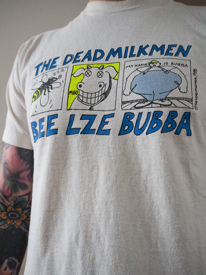 1989 The Dead Milkmen “Mow Across America” tour t-shirt