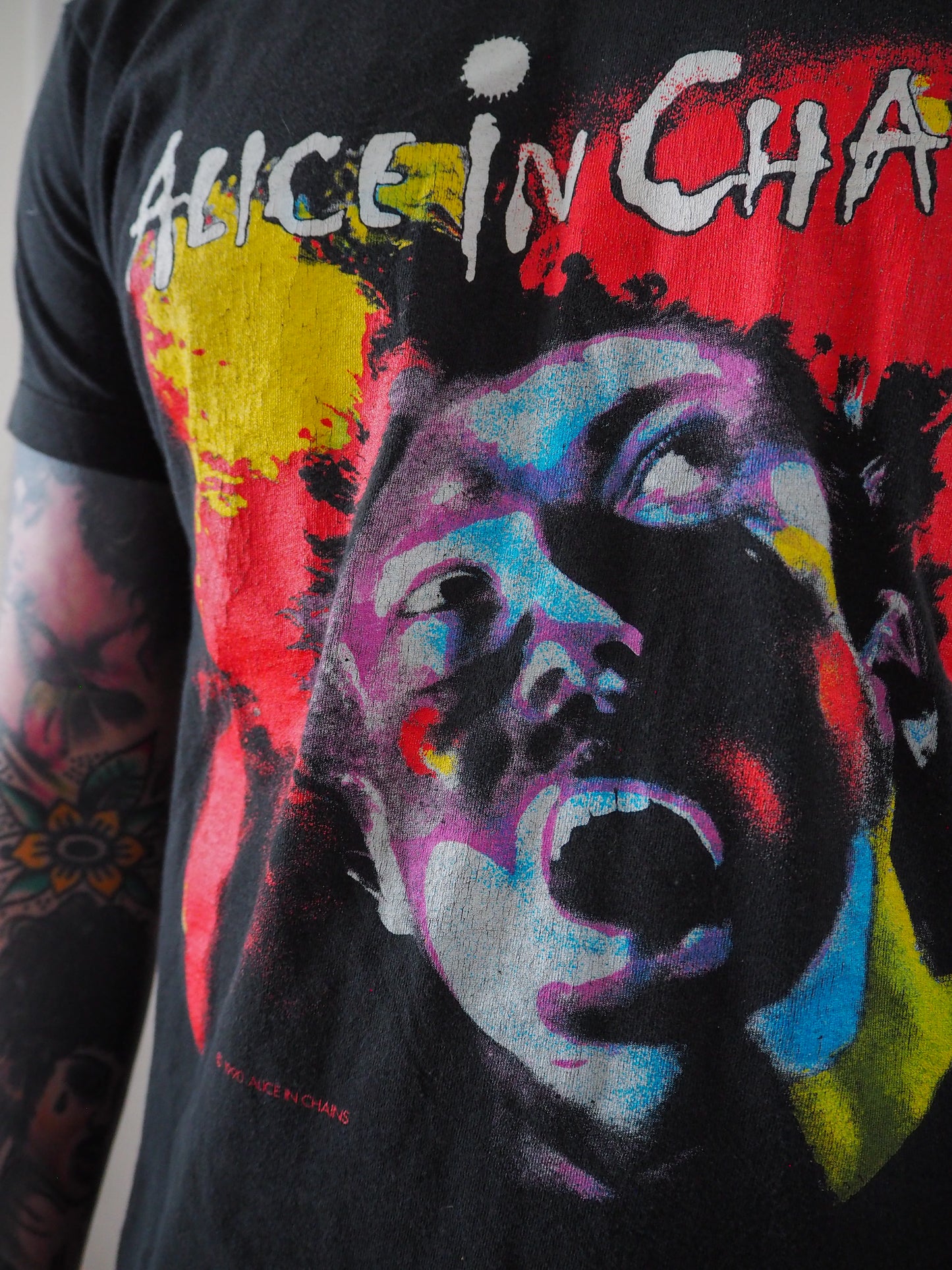 1990 Alice in Chains “Facelift” tour t-shirt