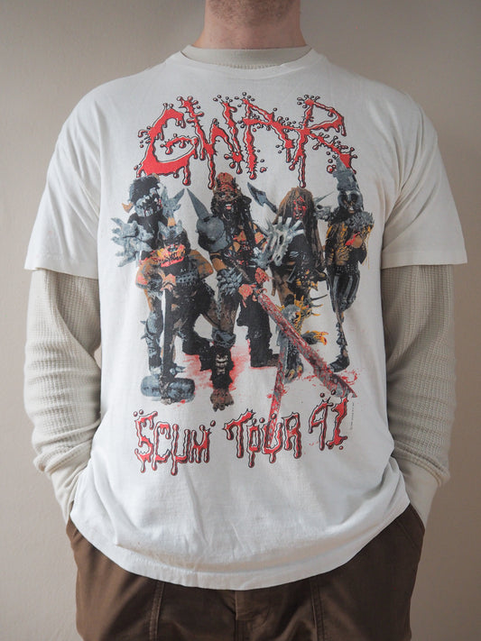 1990 Gwar "91 Scum Tour"  t-shirt
