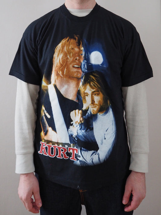 90s Kurt Cobain Euro Bootleg  t-shirt