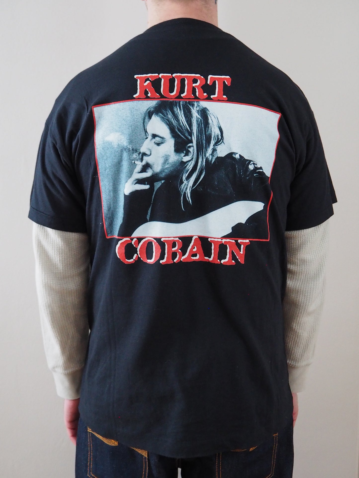 90s Kurt Cobain Euro Bootleg  t-shirt