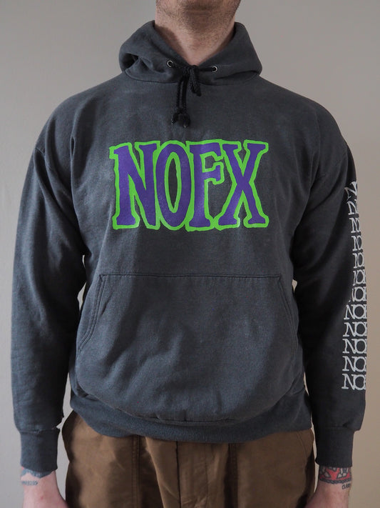 90s NOFX "Fat Records" hoodie