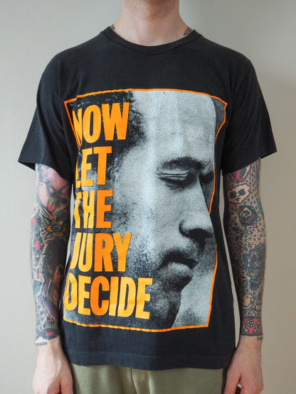 90s OJ Bootleg "Now Let the Jury Decide" t-shirt